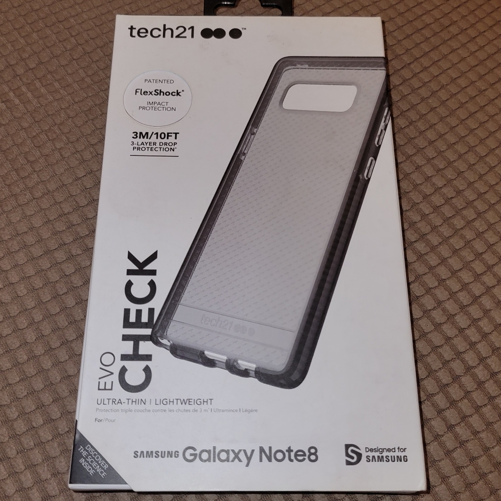 Tech21 EVO Check Ultra-Thin Lightweight Case for Samsung Galaxy Note8